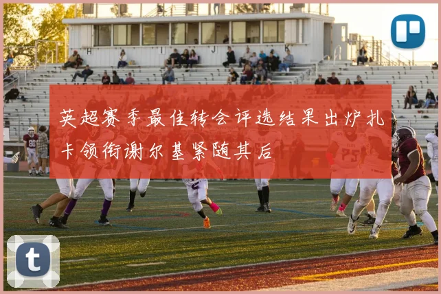 英超赛季最佳转会评选结果出炉扎卡领衔谢尔基紧随其后